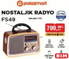 POLOSMART NOSTALJİK RADYO FS49
